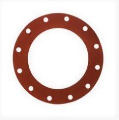 (PACK OF 2) 1/8" Red Rubber Gasket, Full Face, for 10"-150# Flanges
