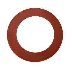(PACK OF 10) 1/8" Red SBR Rubber Gasket, Ring-Style, for 6"-150# Flanges